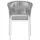 BIZZOTTO Florencia Gartenstuhl 57 x 57 x 80 cm grau 1 St.