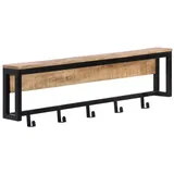 vidaXL Garderobenständer 87 x 10 x 27 cm Braun