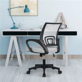 Yaheetech Drehstuhl Mesh Grau