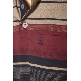 Babista Langarm-Poloshirt FILOSSI dunkelblau beige- 48/50