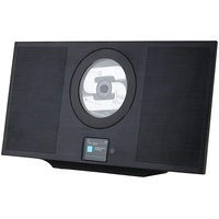 VR-Radio DAB Anlage: Stereoanlage, Alu, Internet-Radio/CD/DAB+/Bluetooth, 60W, DSP, schwarz (MP3 Player, Vertikale Stereoanlage, Monitore)