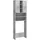 vidaXL Waschmaschinenschrank 64 x 25,5 x 190 cm Betongrau Holz