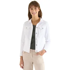 Cecil Jeansjacke mit Brusttaschen und Knöpfen - Weiß