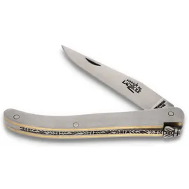 Forge de Laguiole Messer - 10 cm - Ghion Triple Platine Stahl Messing - Klinge 8 cm - Taschenmesser Messer handgefertigt Frankreich