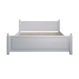 otto home Massivholzbett OTTO HOME "Mila, hohe Belastbarkeit Jugendbett, FSC zertifiziertes Massivholz", weiß, B:180cm H:86cm L:212cm, Betten, Massivholzbett, aus massiver Kiefer, inklusive Lattenrost