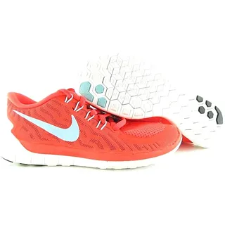 Nike Free Run 5.0 Bright Crimson Red Barefoot Running 724383 601 Us_6.5 Eur 37.5