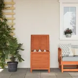 vidaXL Gartentruhe 50 x 49 x 56,5 cm Braun