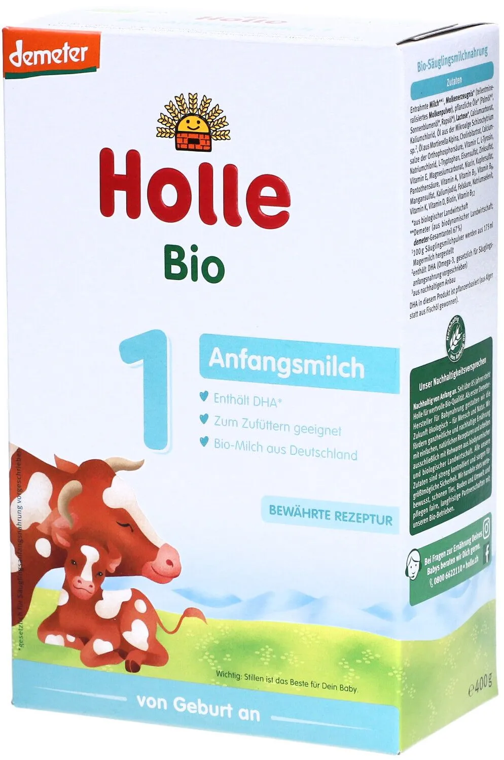 Holle Bio 1 Anfangsmilch von Geburt an