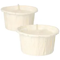 light.one® Teelichter 2,5 cm weiß