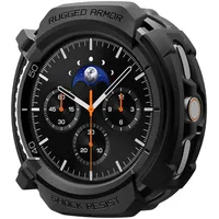 SPIGEN Rugged Armor matte black - Galaxy Watch 8 Classic (46mm)