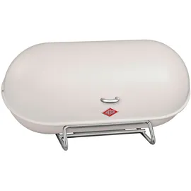 Wesco Brotkasten Breadboy, Stahlblech, Schwenkdeckel, 44,3 x 23 x 21cm, sand matt,