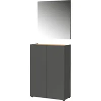 Germania Garderoben-Set »Alviano«, (2 St.), mit eckigem Spiegel, optional