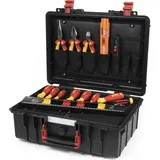 Wiha Basic Set L electric 18tlg 45530 Elektriker, Handwerker, Lehrlinge, Profi, VDE Werkzeugkoffer b