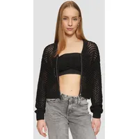 QS Strickjacke | schwarz - XL