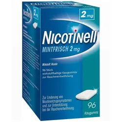 Nicotinell® MintFrisch 2mg wirkstoffhaltige Kaugummis zur Raucherentwöhnung