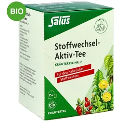 Stoffwechsel Aktiv Tee Kräutertee Nummer 7 bio Salus
