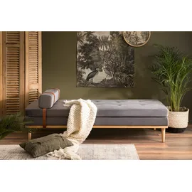 SalesFever Daybed Samt grau