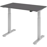 Bümö Schreibtisch, Graphit, Nachbildung, Rechteckig, 120x74x67.2 cm, FSC Mix,