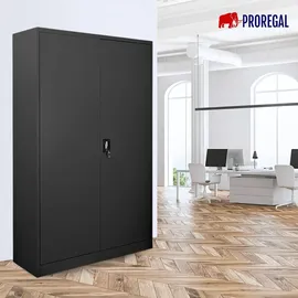 Proregal Elephant Aktenschrank 180 x 120 x 40 cm schwarz