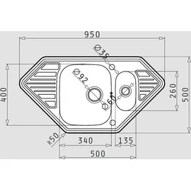 PYRAMIS MEDUSA CORNER 1 1/2B 2D