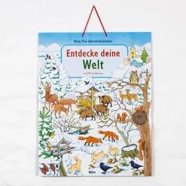 Carlsen Verlag Pixi Adventskalender Entdecke deine Welt 2023