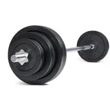 Langhantel-Set, 80 kg