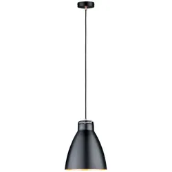 Paulmann Pendelleuchte Neordic Roald, 1-flammige Hängelampe in Schwarz Kupfer, Moderne Hängelampe