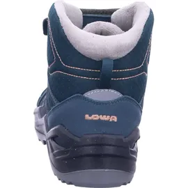Lowa Maddox Warm GTX Mid Kinder Petrol/Rose 38