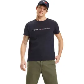 Tommy Hilfiger Logo Kurzarm-T-Shirt Sky Captain M