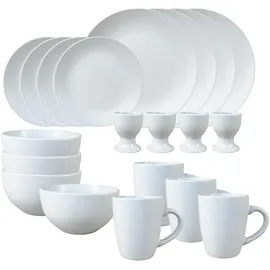 NTK-Collection Tafelservice 20-tlg. für 4 Personen weiß