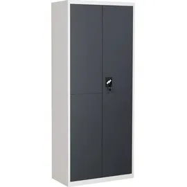 VCM Malivo Aktenschrank 80 x 180 x 40 cm schwarz
