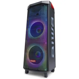 Aiwa KBTUS-710 Tragbarer Bluetooth-Karaoke-Lautsprecher 700 W + 2 Mikrofone