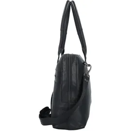 Plevier Canton Schultertasche Leder Black