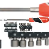 TRIZERATOP Flexibler Schraubendreher mit Bits PH/PZ/Flach/Torx