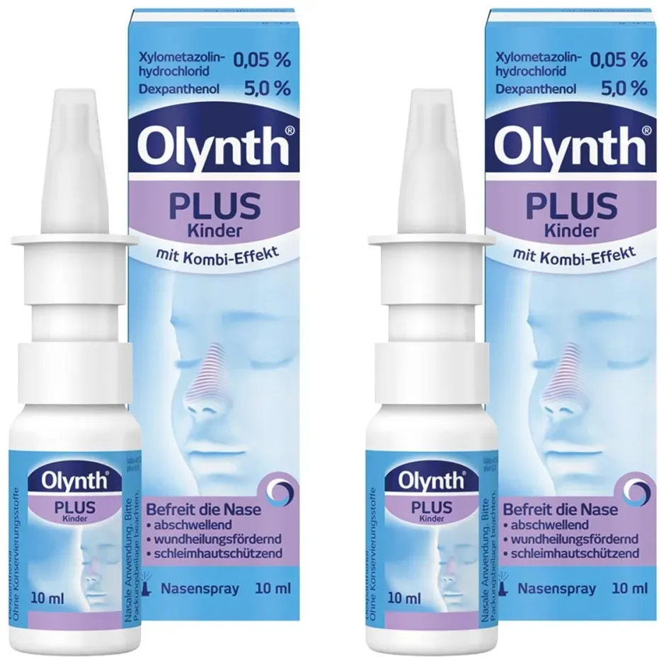 Olynth Plus 0,05 % / 5 % Nasenspray für Kinder von 2 bis 6 Jahre