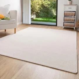 Steffensmeier Teppich Ibiza | Wohnzimmerteppich | Stilvoll | pflegeleicht, | Jugendteppich | Creme, Größe: 120x180 cm