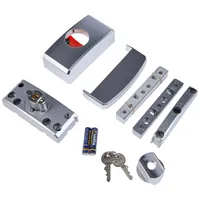 ABUS 78552 Fenster Zusatzsicherung mit Alarm, Silber, Gleichschließend /