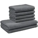 REDBEST Oceanside Handtuchset 6-tlg. grau