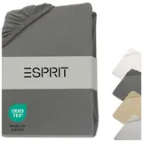 Esprit Spannbettlaken Baumwolle-Elasthan 200 x 200 cm Anthrazit