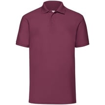 FRUIT OF THE LOOM 65/35 Polo Herren Poloshirt in versch. Farben und Größen, burgund, 3XL