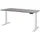 Assmann Electronic ASSMANN Schreibtisch Schiefer, Weiß, Metall, Rechteckig,Rechteckig, 160x121x70 cm, Arbeitszimmer, Schreibtische, Bürotische
