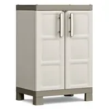 KETER Excellence Kunststoffschrank 65 x 45 x 97 cm Beige/Taupe