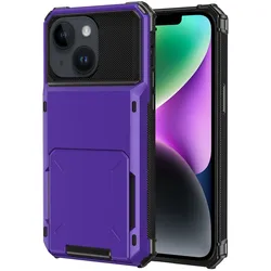 Hülle für Apple iPhone 15 Schutz Handy Case Cover Backcover Kartenfach Etuis Neu