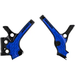 Acerbis 0023677 Yamaha, Protecteur de cadre X-Grip - Noir/Bleu
