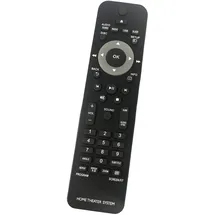 AULCMEET Ersatz Fernbedienung Fit für Philips Home Theater Soundbar HTS3539/12 HTS3539/51 HTS3540/12 HTS5520/12 HTS2500/05 HTS2500/12 HTS2501/12 HTD3200/12 HTD3200 HTS2200 HTS2200/93