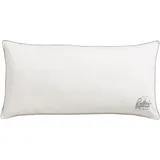 RIBECO Microfaserkissen Marie 40 x 80 cm Weiß