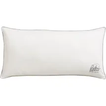 RIBECO Microfaserkissen Marie 40 x 80 cm Weiß