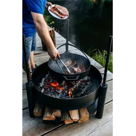 Cook King Feuerschale Ø 50 cm Schwarz