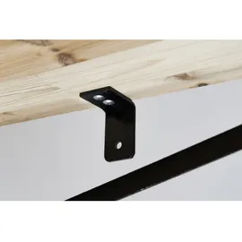 Rikta Werkbank Holz/Metall 159 cm schwarz