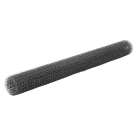 vidaXL Drahtzaun Stahl 250 x 150 cm Grau